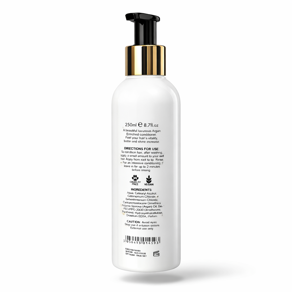Conditioner voor Hairextensions | Argan Enriched | 250ml Luxe Verzorging | UZ Hairlines - Afbeelding 2
